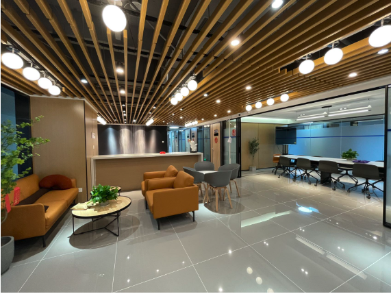Public customer lounge at ZimonAI’s Shenzhen reception address